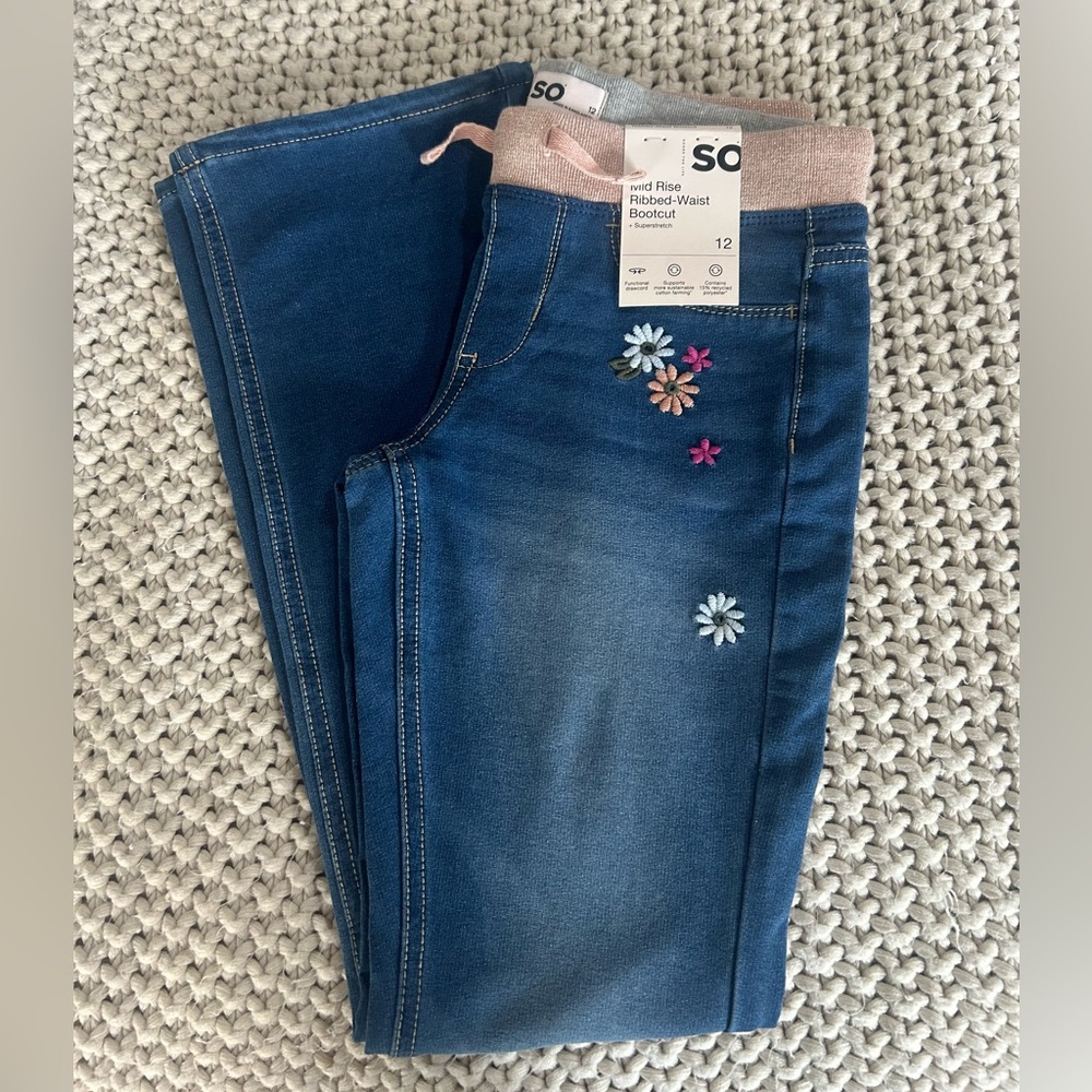 Girls flare pants size 12- brand new
